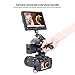 UURig R005 Camera Hot Shoe Top Handle Grip, Universal Video Stabilizing Rig W 3 Cold Shoe Adapters for Sony A7III to Mount Microphone, LED Light, Monitor, Easy Low Angle Shots Metal