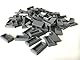 LEGO ® 100 Fliesen 1x2 in dunkel grau / Dark Bluish Gray