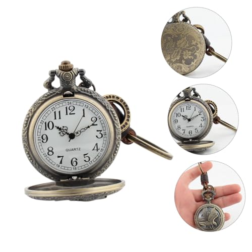 TENDYCOCO 2 peças, chaveiro, relógio, discagem, broche de liga, Conforme mostrado., 13X4.5CM