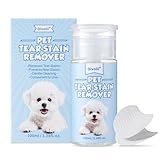 Oivolii Tear Stain Remover for Dogs & Cats – Natural Gentle Liquid, Safe & Non-Irritating, Effectively Cleans Tear Stains, Eye Discharge & Debris