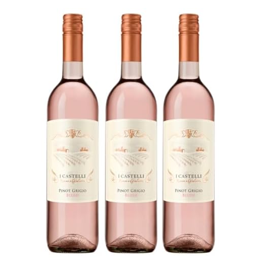 Cielo - Pinot Grigio Rosé DOC "I Castelli Romeo e Giulietta" Pinot Grigio Roséwein Italien rosé trocken inkl. FeinWert E-Book (3 x 0,75l)