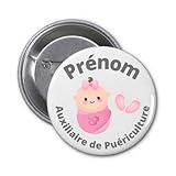 métal Badge broche auxiliaire de puériculture personnalisé