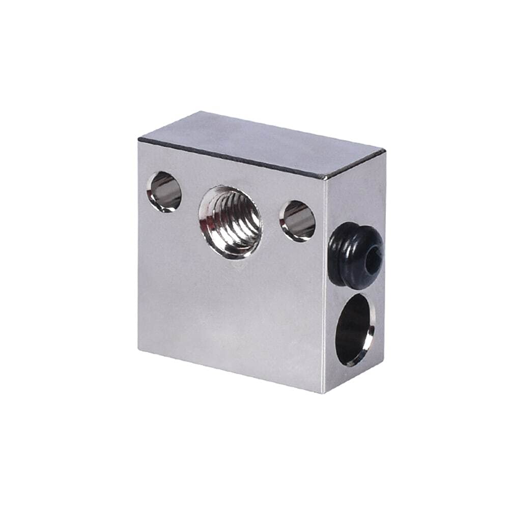 TESSERACT Aluminium Heat Block for MK7 MK8 Extruder I Compatible CR-10 /CR-10S S4 S5, Ender 3/Ender 3 Pro Series 3D Printer I Good Quality Strong Upgraded Heat Block (Color Silver) (Quantity: 1 Piece)-picture-21