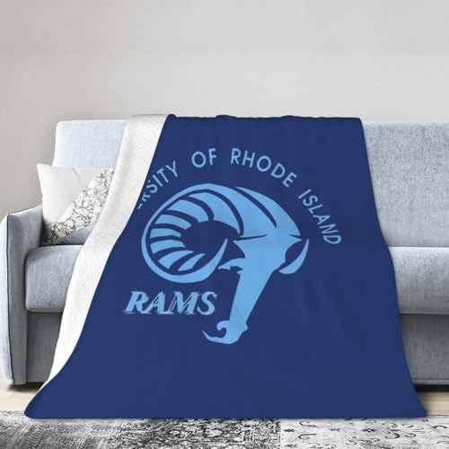 Uri University of Rhode Island Rams Ultra-Soft Micro Fleece Blanket Soft Comfortable Flannel Blanket Available for Bed Couch Living Room
