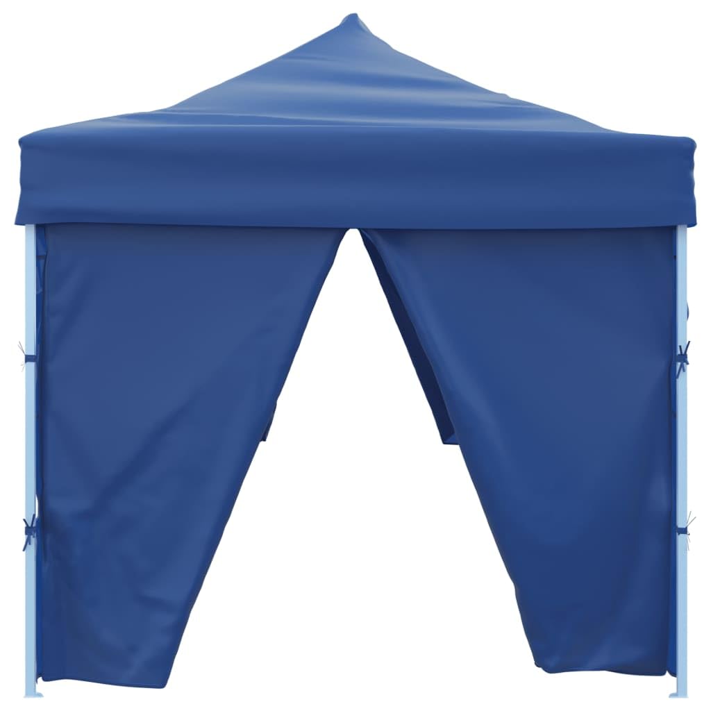 Tienda de recepción plegable con 8 paredes, 870 x 291 x 315 cm, color azul | Techo Oxford revestimiento de PVC, estructura de acero inoxidable, 2 entradas con cremallera, plegable y fácil de montar