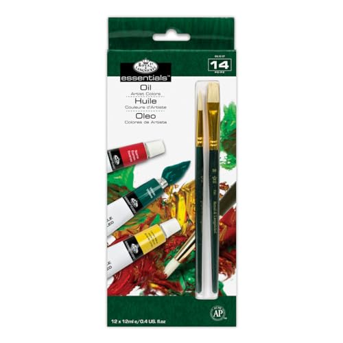Essentials Oil Paint 12Ml 18/Pkg-Assorted Colors