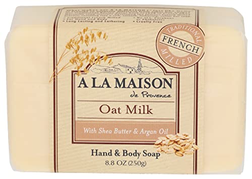 A LA MAISON Oat Milk Bar Soap, 8.8 OZ