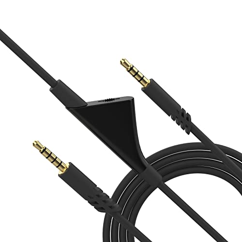 Image of 2.0M A40 Cords Replacement Astro A40TR Inline Volume Control Cable Compatible with Astro A40 A10 Gaming Headsets, Fit for Xbox one PS4 Controller