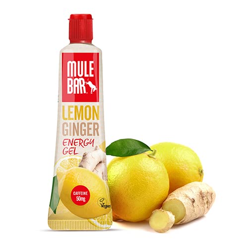 Gel énergétique Mulebar Citron - Gingembre - Guarana - 37g - végan Cover