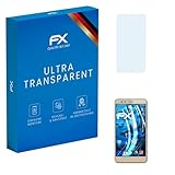 atFoliX Schutzfolie kompatibel mit Huawei Honor 5X Folie, ultraklare FX Bildschirmschutzfolie (3X)