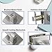 NEWBANG Keyed Entry Lever Lock for Exterior and Front Door - Heavy Duty Handle With Satin Nickel Finish