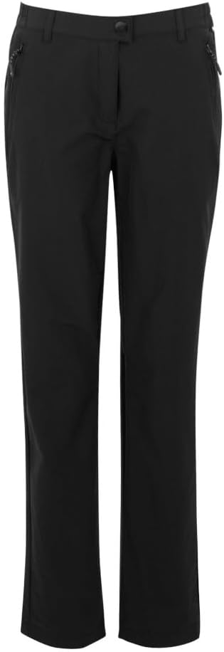 Pantalón senderismo tiro alto repelente agua cinturón bolsillo lateral