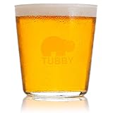 The Tubby - The Ultimate Beer Pint Glass 16 Ounce (Set of Two)