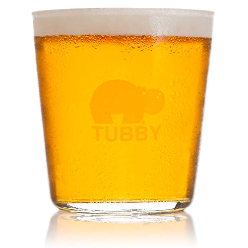 Tubby The Lifetime Glassware - The Ultimate Beer Pint Glass 16 Ounce (Set of Two)