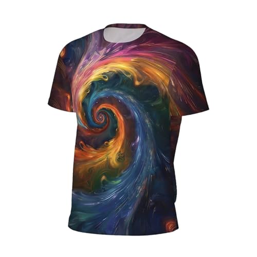 Rooster Blue Tribal Paint T-Shirts for Men Boys Crew Neck 3D Printed Graphic Short Sleeve Tees Shirt2