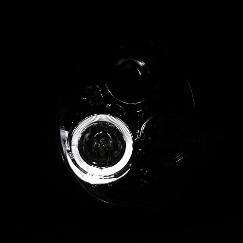 Chrome Clear Halo Projector Head Lights Made For And Compatible With 2001-2005 Mini Cooper