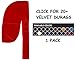 Premium Quality Long Tail Silky Velvet Durag 360/540 / 720 Wave Red Uncensored