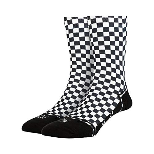 LUF SOX Classics Chessboard - Unisex-Größe 35-39, 40-43 und 44-48, mehrfarbig, Ferse und Fußspitze leicht gepolstert