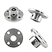Cionyce 2 PCS 8mm Flange Shaft Coupling, Rigid Flange Coupling Motors Guide Shaft Support Coupler, High Hardness Coupling Connector Flanged Shaft Mount for DIY RC Model Motors