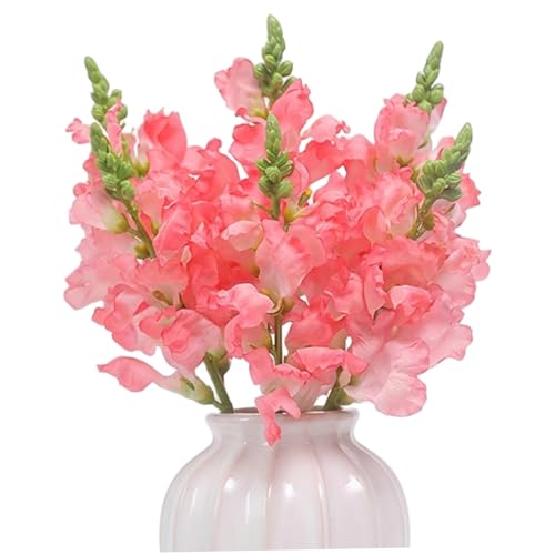 Centros de mesa para bodas con flores artificiales de delphinium de seda tacto real 16 pulgadas 2