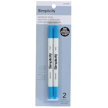 water soluble pen embroidery