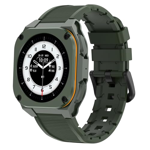 Image of TIMEX Smart Halo 1.32 inch(3.3cm) AMOLED Display with BT Calling Smartwatch for Unisex - TWTXW1101T