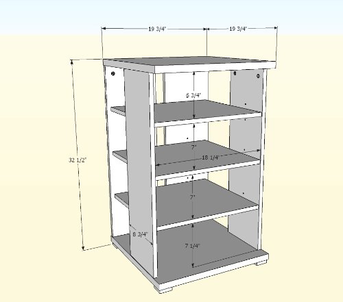 Nexera Jasper Audio Tower, Truffle #TOP2