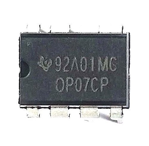 Juried Engineering OP07CP IC Low-Offset Voltage Precision Operational Amplifier Breadboard-Friendly (Pack of 5)