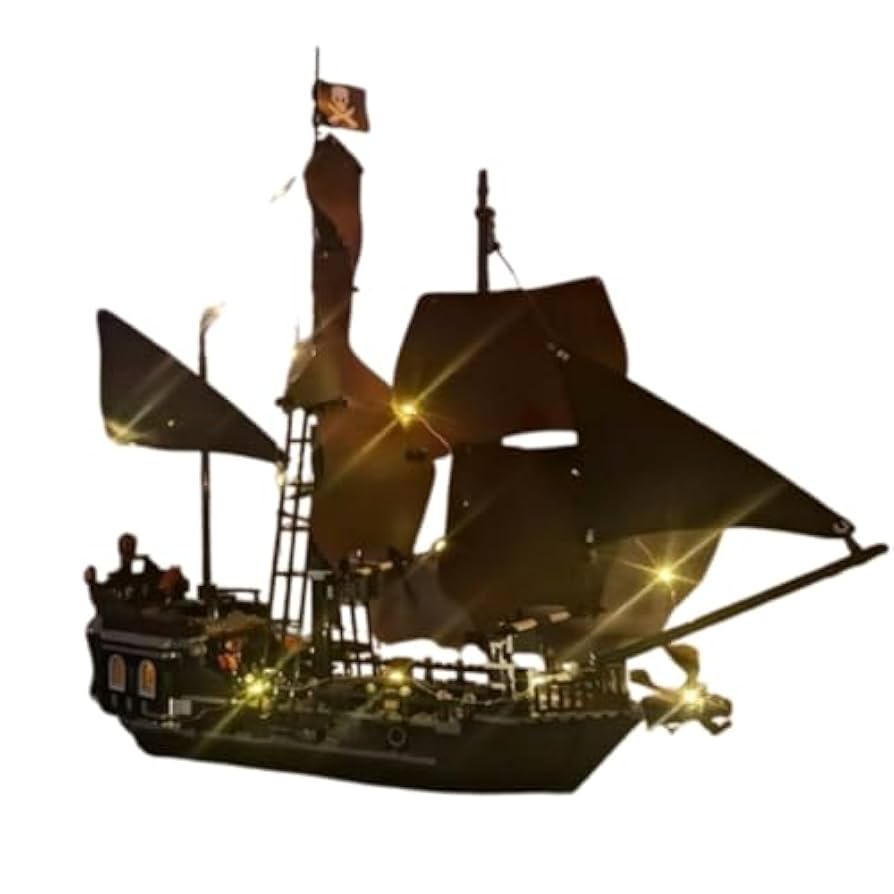 Amazon.co.jp: Sdvieuk 海賊船 ブラックパール号 ビルディング