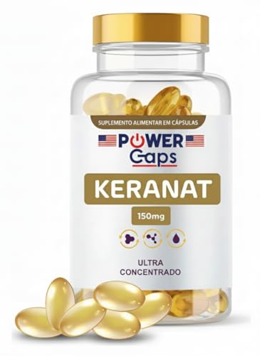 Suplemento para Crescimento Capilar Keranat Cápsulas Softgel (60 Contagem)