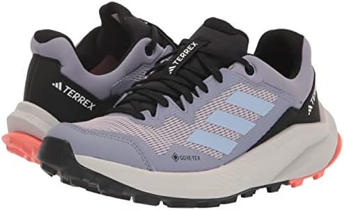 adidas Women's Terrex Trailrider GTX Trail Running Shoe, Silver Violet/Blue Dawn/Coral Fusion, 8 | Image 6