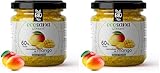 ECOSANA MERMELADA EXTRA MANGO SIN AZÚCAR CERTIFICADO BIO by DRASANVI - VEGANO - SIN GLUTEN - 250g (Paquete de 2)