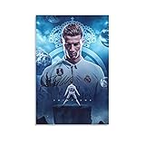 Cristiano Ronaldo Poster 3 Wall Art Canvas Print Poster Home Bathroom Bedroom Office Living Room Decor Canvas Poster Unframe: 16x24inch(40x60cm)