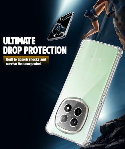 Image of WOW IMAGINE Clear Back Cover Case for Realme P2 Pro 5G | Shockproof Soft TPU Case | Cushioned Edges for Ultimate Protection Back Cover Case - Transparent
