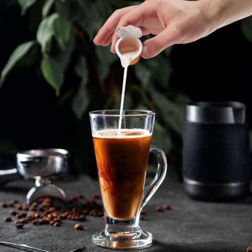 Delight Coffee Creamer Hazelnut Cups, 48 Pieces of Individual Coffee Creamers Singles, Ideal for Hot and Iced Coffee, Lattes, Cappuccinos and More