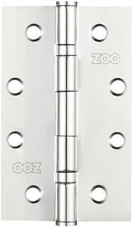 Ironmongery Solutions® Slim Knuckle Bearing Hinge Stainless Steel Grade 201 – 102 x 63 x 2.5mm, Smooth Action Door Hinge for Internal and External Doors (Polished Stainless)