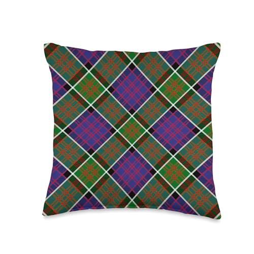 MacDonald Ranald Tartan Throw Pillow 16x16