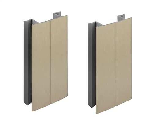 2x jonction de plinthe 150mm finition acier inoxydable inox multi angle angulaire coin cuisine raccord connecteur pied de meuble profil PVC plastique