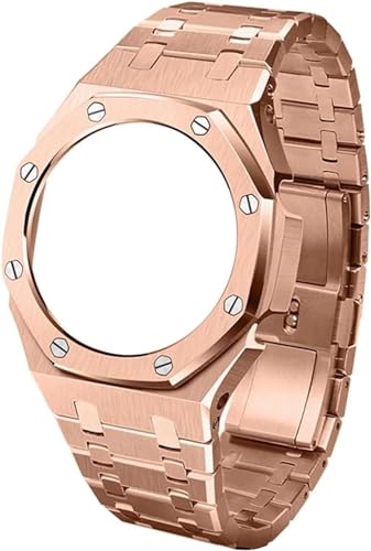 Sangle de Lune 44 mm Acier Inoxydable QTHWB 3rd Bracelet Finition Luxe