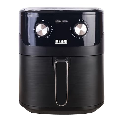 Haden 6.5L Air Fryer - Black | Large Capacity, High-Speed Air Circulation, Adjustable Timer & Temperature, Non-Stick Basket