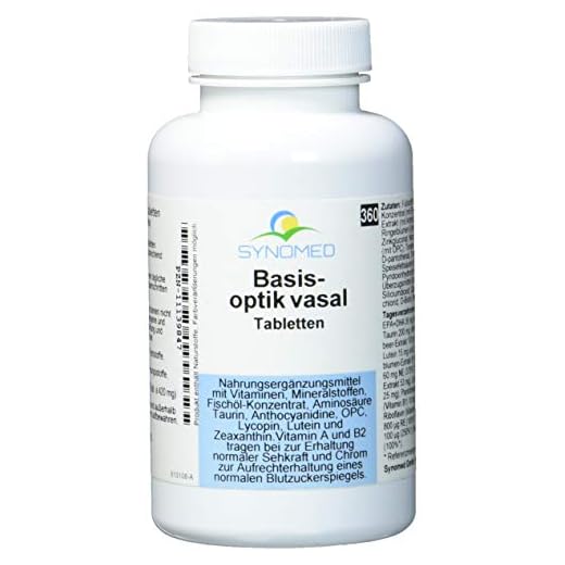 Basis-optik vasal Tabletten, 360 Tabletten (151.2 g)