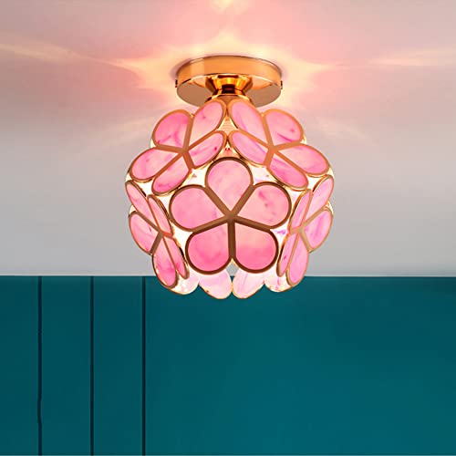 E27 Lumière d'allée lampes de couloir lampes de balcon entrée créative moderne minimaliste scandinave plafonnier de chambre à coucher (Bulbs Not Included)...