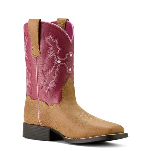 ARIAT ARIAT Unisex Youth Tombstone Wide Square Toe Western Boot
