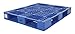 Vestil PLP2-4840-BLUE Blue Polyethylene Pallet with 4 Way Entry, 6600 lbs Capacity, 39.5