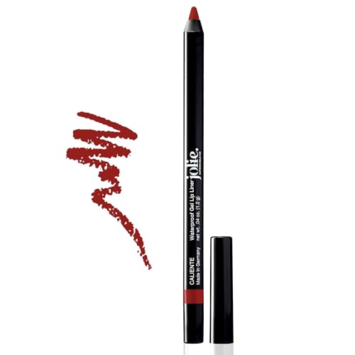 Jolie Glide-On Lip Pencil Long-Lasting, Waterproof Gel Lip Liner (Caliente)