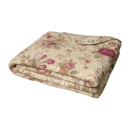 31+ Creative Wood Stove Ideas for Cozy Homes 4 Greenland Home Antique Rose - Classic Traditional Floral - 100% Cotton Quilted Throw Blanket, 50 x 60 inches, Ecru