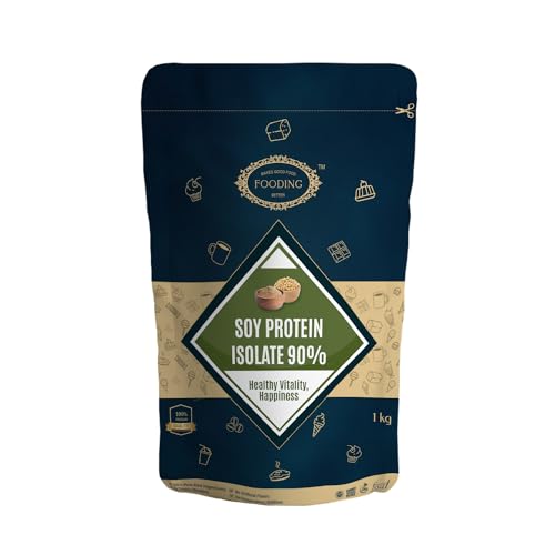Image of Soy Protein Isolate 90% Powder - 1KG | Vegan, Plant-Based Protein | Non-GMO Formulation | Unflavored