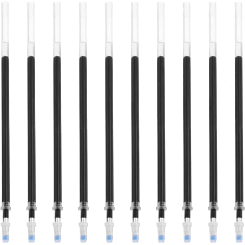 Stylo gel noir recharge 0.5 mm pointe aiguille tracé précis sans bavure