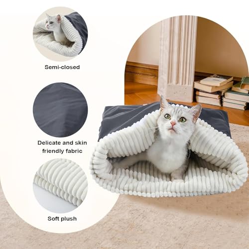 Nexusectar Hundeschlafsack | Haustiernest Für Katzen Und Hunde,Wärmender Schlafsack Winter Haustierbett Zum Ausruhen Verstecken Für Zuhause Auto Weihnachten