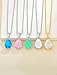 YL Teardrop Necklace 925 Sterling Silver Solitaire Pendant 9x12 MM Pear Cut Created Opal Jewelry for Women
